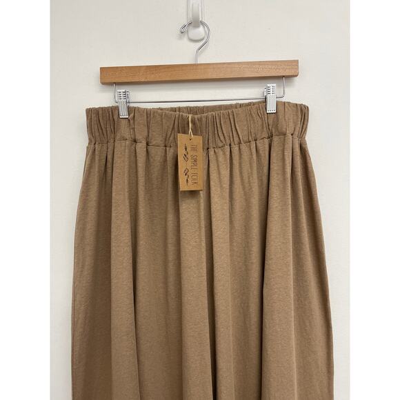 The Simple Folk Wildwood Summer Trouser Hemp Organic Cotton Wide Leg Pull On XL - Picture 3 of 11